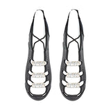 Buckles for Ghillies  - Iona - Crystal Bar Diamente Irish Dance Pump Buckles